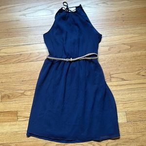 Zara Navy halter sundress size S